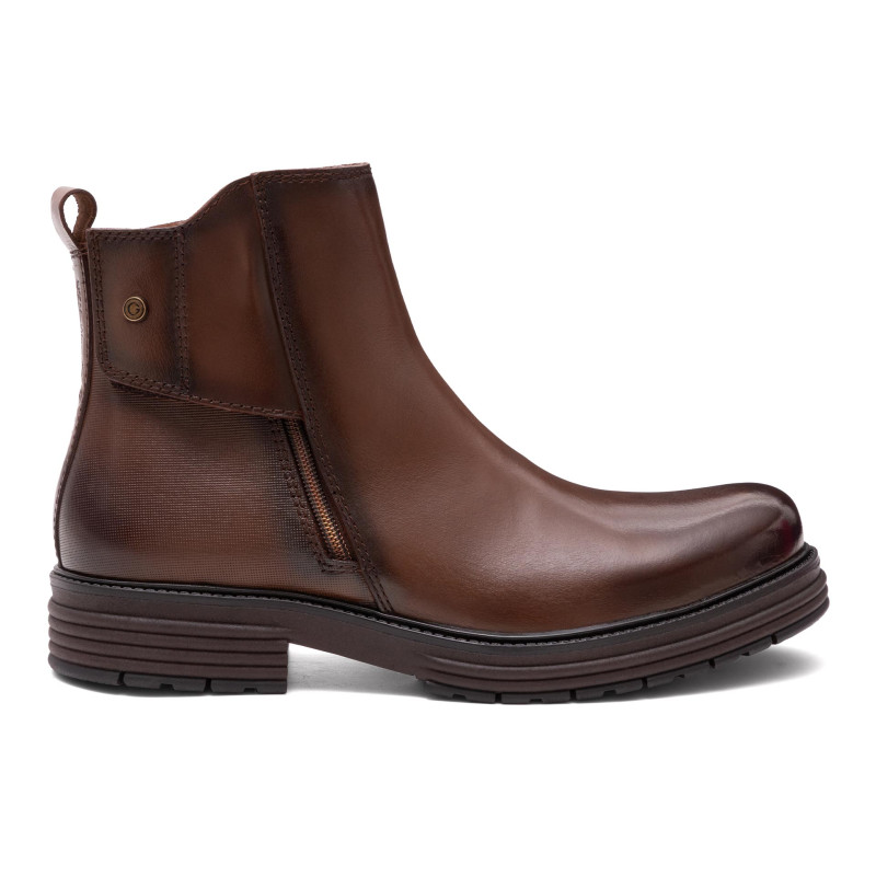 BOTA CASUAL EN PIEL MOJAVE COLOR TABACO